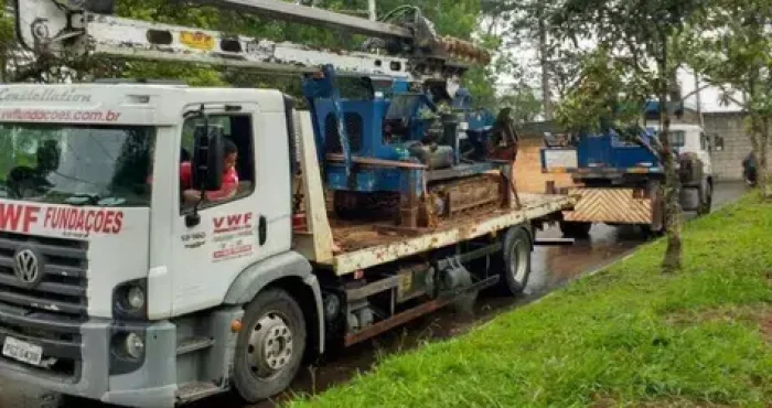 Estaca escavada mecanicamente Zona Norte