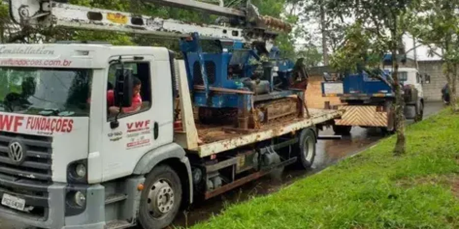 Estaca escavada mecanicamente Zona Norte