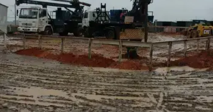 Execução de estaca escavada Zona Sul